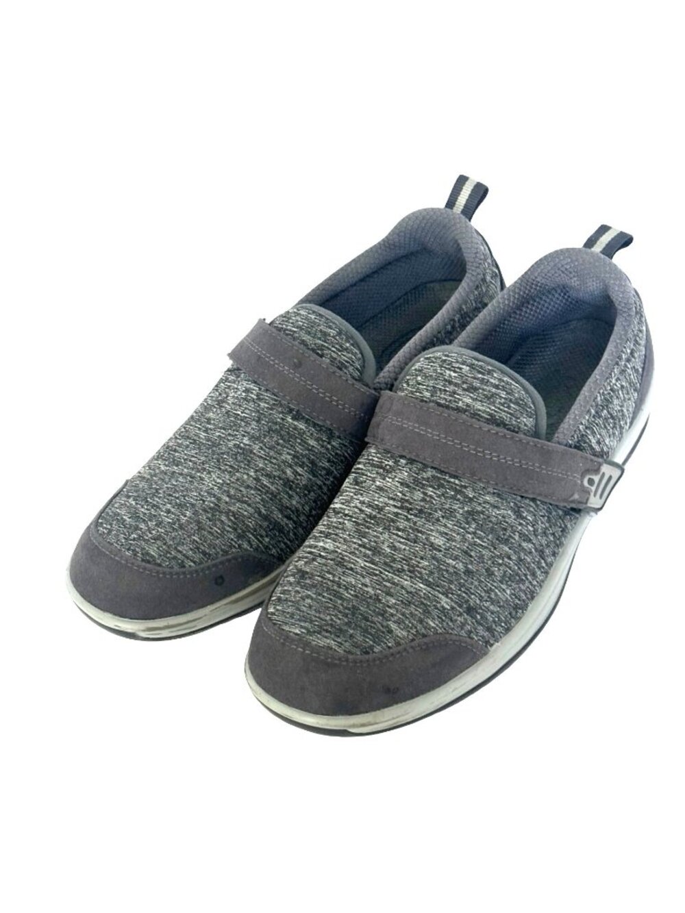 Orthofeet Women's 8 Narrow (AA,N) Gray Slip On Shoes Comfort Orthotic